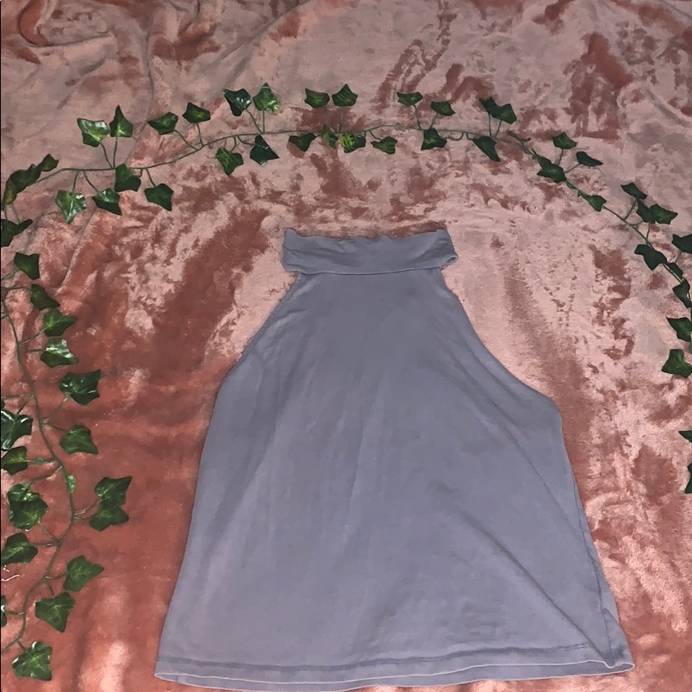 COPY - Pacsun dusty lavender mock neck tank top